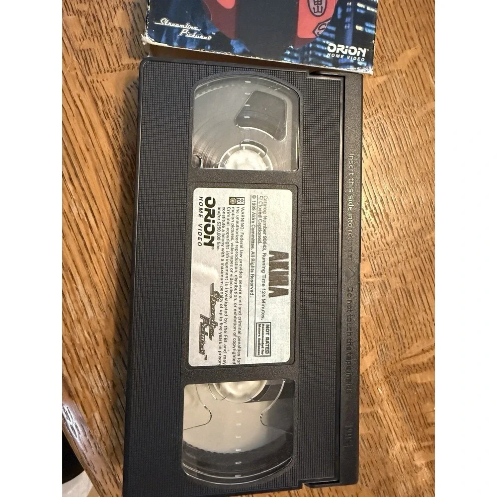 Akira 1989 VHS Anime English Version Katsuhiro Otomo R rated